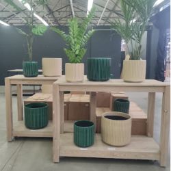 Cache-pot vert plusieurs grandes tailles - Ligny