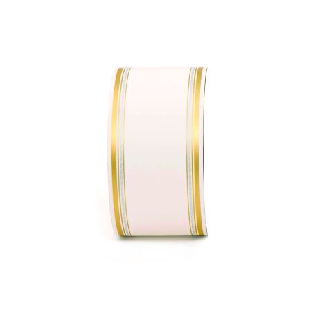 Ruban deuil 75mm x 50M 2 couleurs - Cleopatra