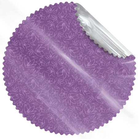 Paquet de 80 collerettes mauves et fuchsia - Baki