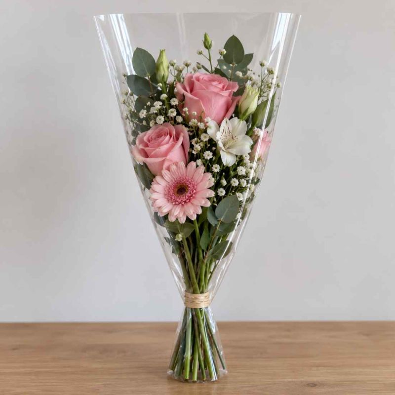 Paquet de 50 housses à bouquet 35µ plusieurs tailles