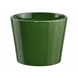 Cache-pot vert feuillage D. 11.5cm - Fresh