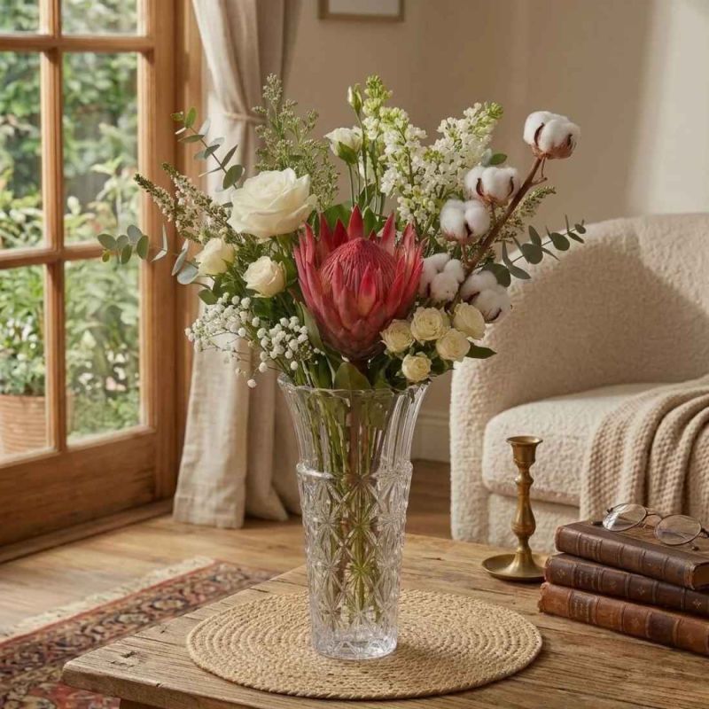 Vase en verre 2 tailles - Clear