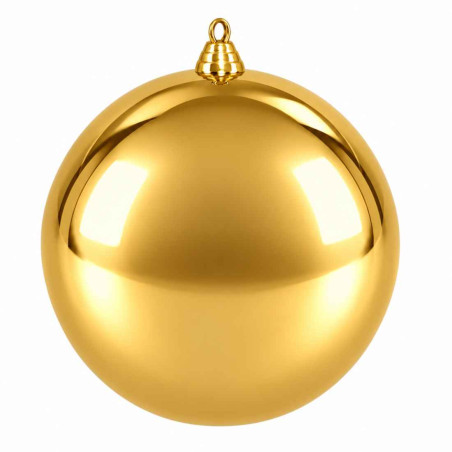 Boule en plastique or 2 tailles - Moonlight - Grossiste en décoration de noel pour professionnels