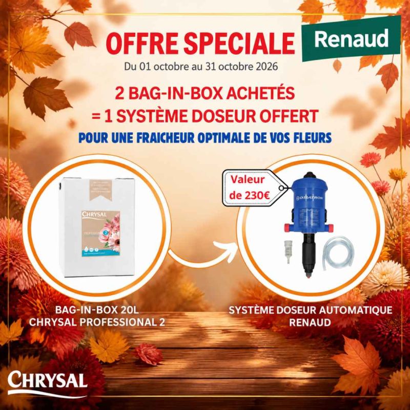 Chrysal Professional 2 Bag-in-Box 10l ou 20L