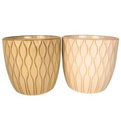 Cache-pot en céramique à motif plusieurs tailles - Plumier
