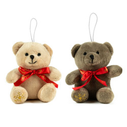 Ours à suspendre - Joyeux Noel - Fournisseur de peluches pour professionnels
