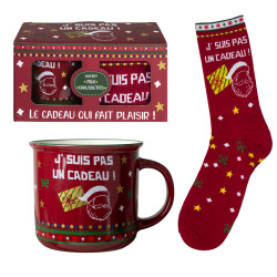 Set de mug avec chaussette - Pas un cadeau - Fournisseur d'idées cadeaux pour ventes complémentaires
