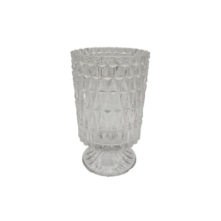 Vase sur pied transparent - Scinté