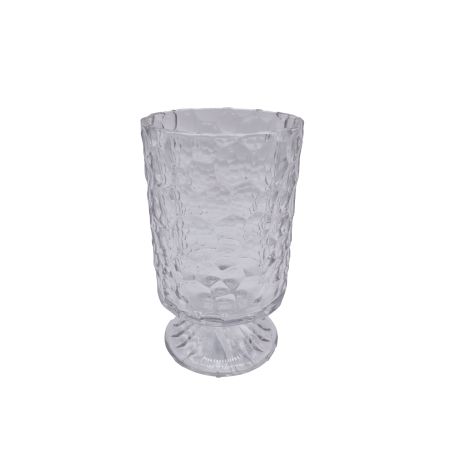 Vase sur pied transparent - Scinté