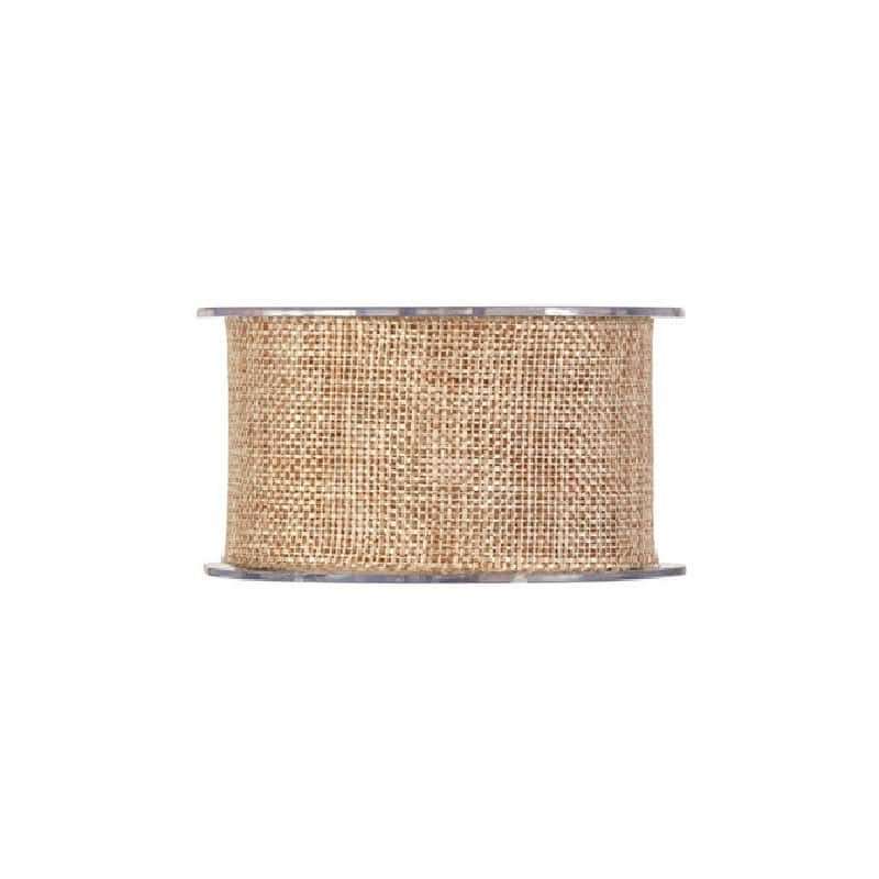 Ruban jute naturel