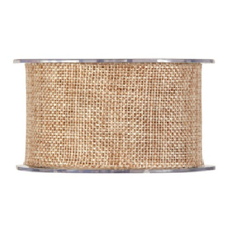 Ruban jute naturel