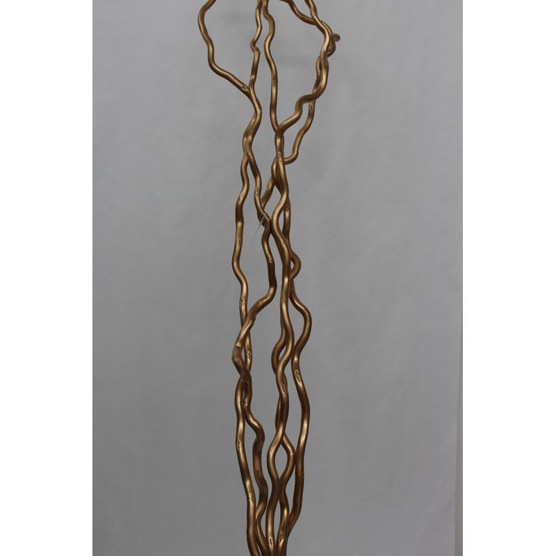 Branchage tortillé à poser couleur or ou argent H. 170 cm Branchage tortillé à poser couleur or ou argent H. 170 cm