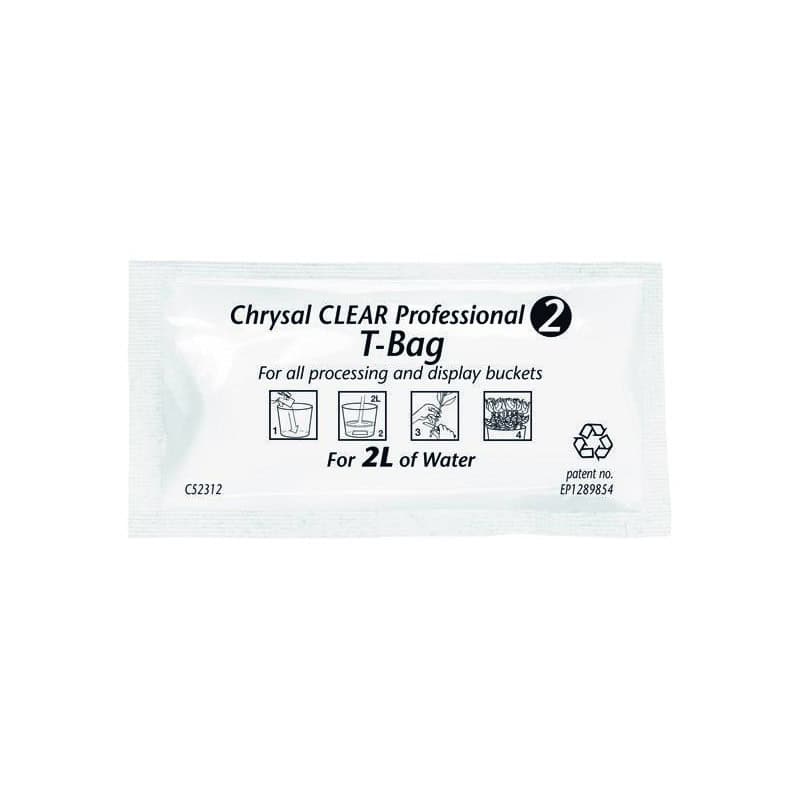 Chrysal Tea Bag pour seaux boite de 800 sachet Chrysal Tea Bag pour seaux boite de 800 sachet